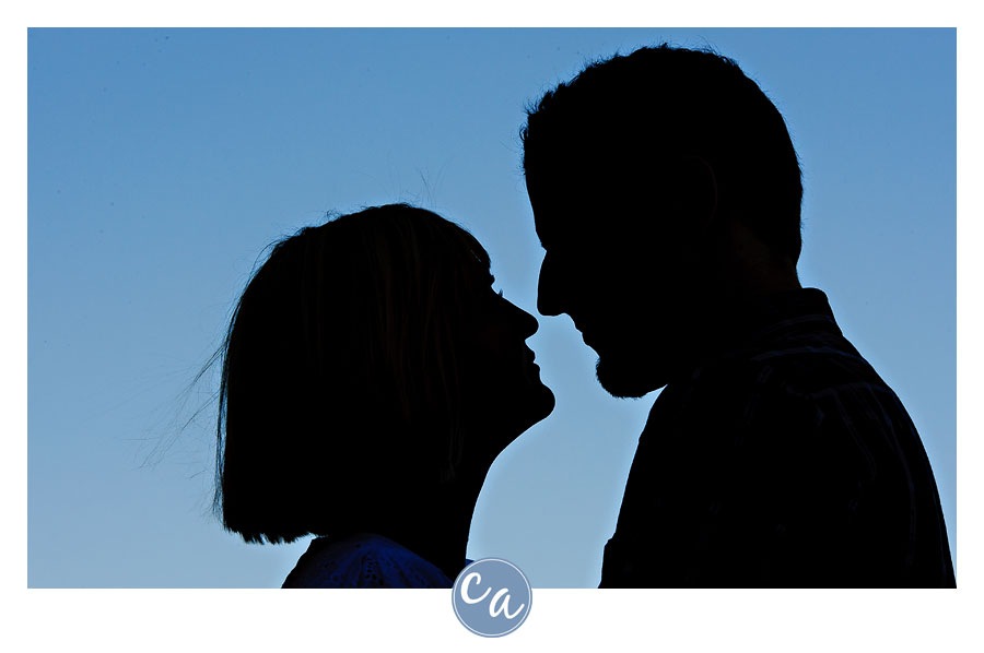 engagement session at john carroll university in ohio