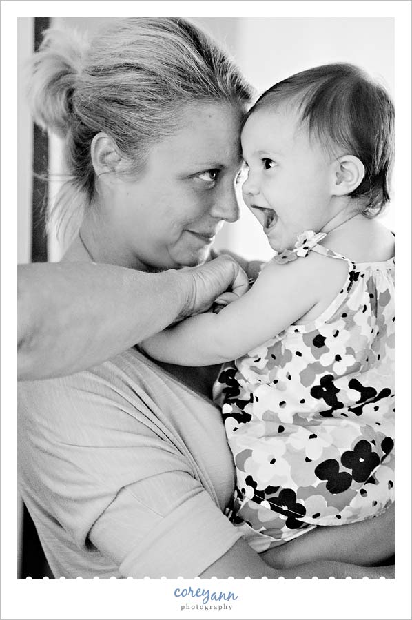 Baby Margaux 9 month old baby outside in delaware ohio