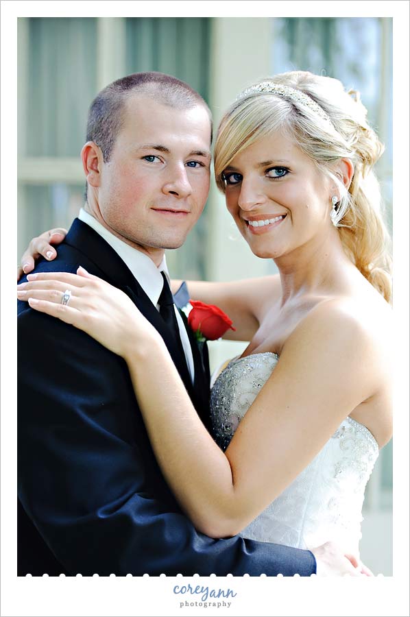 Maureen & Jeremy's Wedding at Pine Ridge Golf Course bride and groom at coulby park in wickliffe ohio