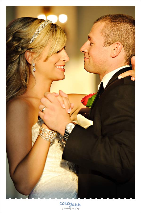 Maureen & Jeremy's Wedding at Pine Ridge Golf Course bride and groom dancing at reception at pine ridge country club