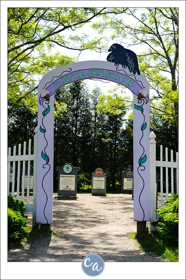 Ben & Jerry's flavor graveyard in Vermont