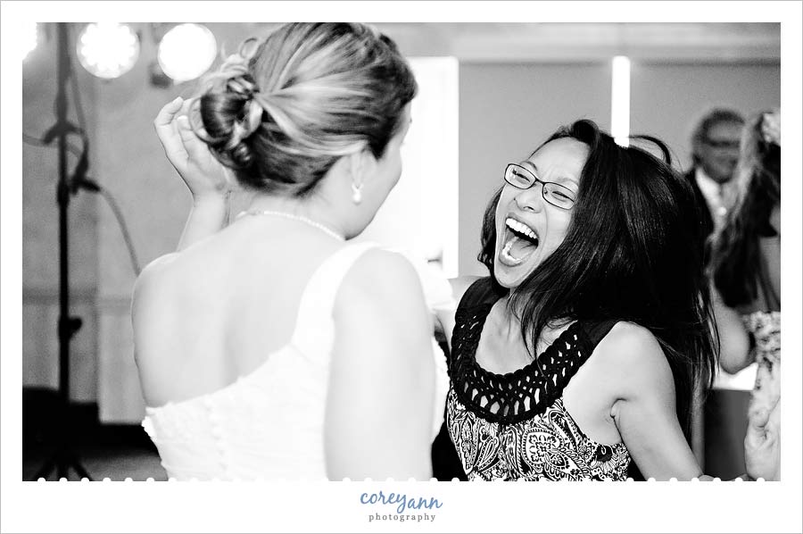 Emily and Jason's Wedding dancing at reception at the lodge at geneva-on-the-lake