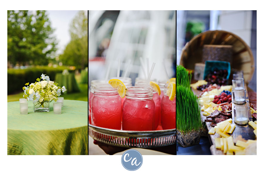 cocktail hour at the glidden house