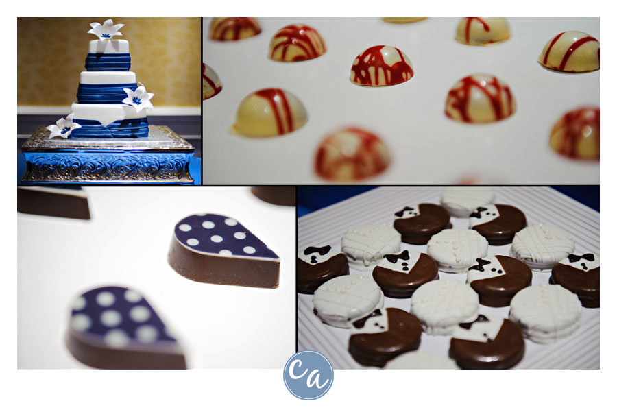 dessert table at the glidden house