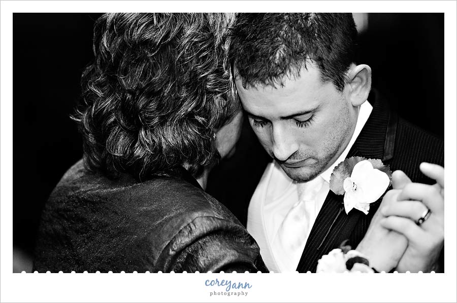 Joe & Marta's Wedding in Medina mother son dance at blue heron in medina ohio