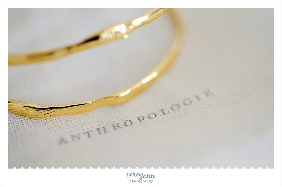 gold bangle bracelet from antropologie