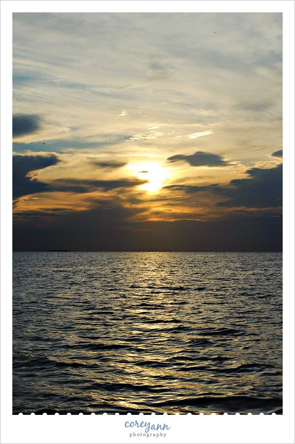 sunset on the outer banks