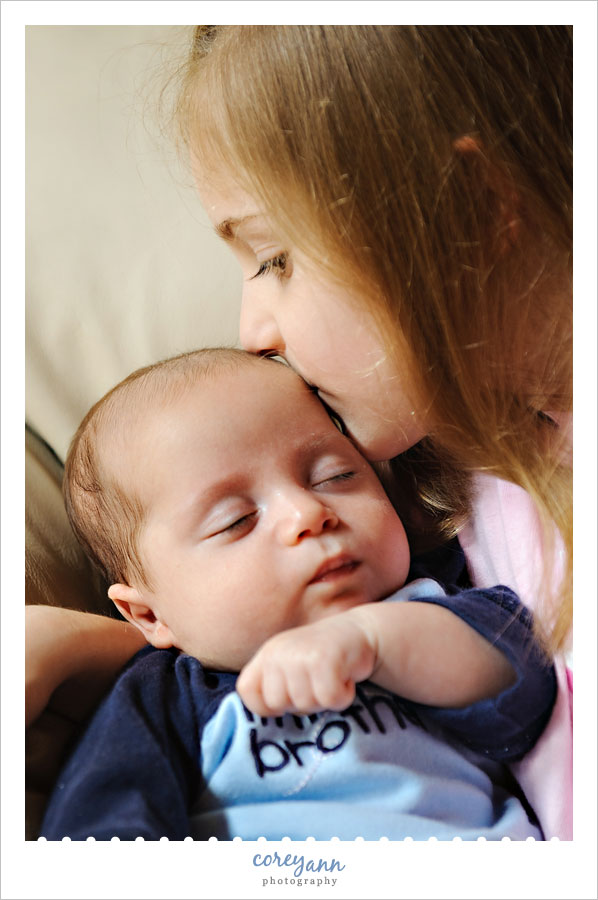 sister and baby brother