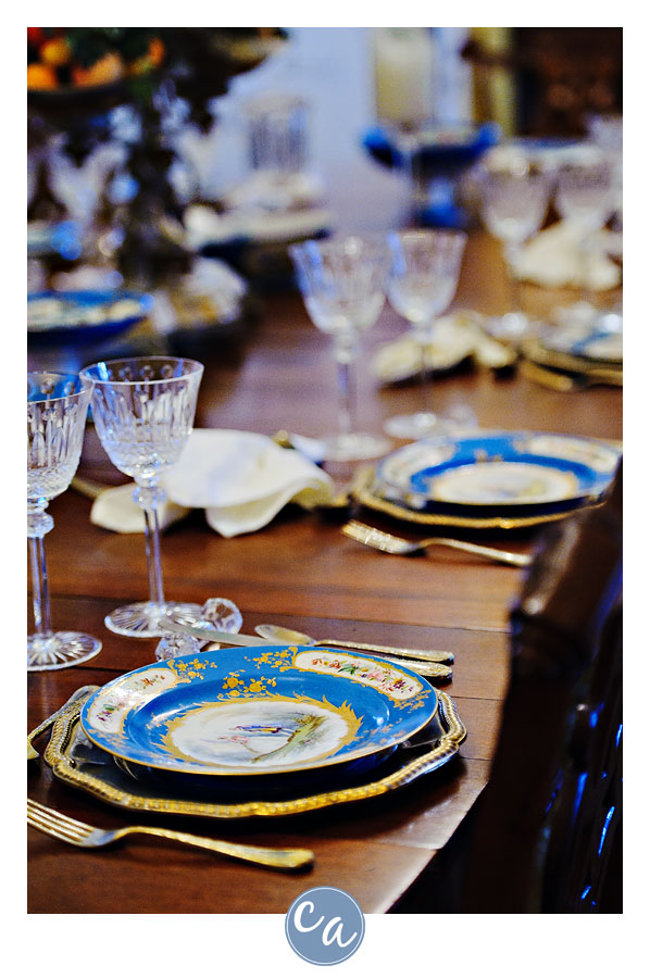 place setting at nottoway plantation