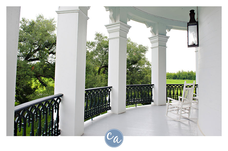 balcony at nottoway plantation