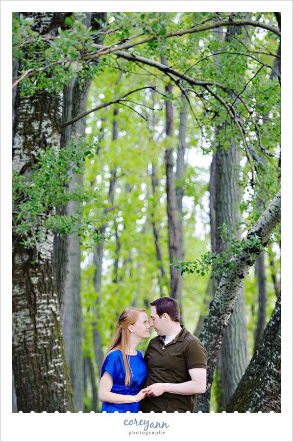 Stephanie and Mark's Engagement Session engagement session at mentor headlands beach in mentor ohio