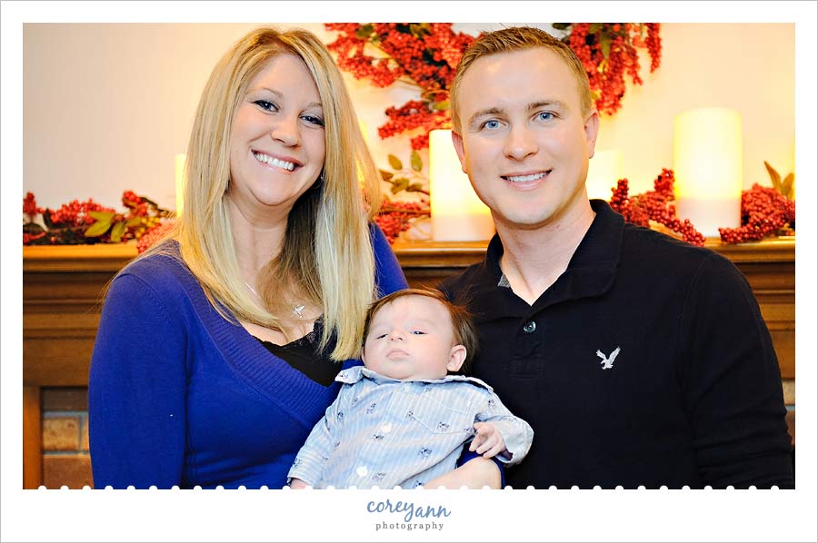 couple and baby portrait in ohio