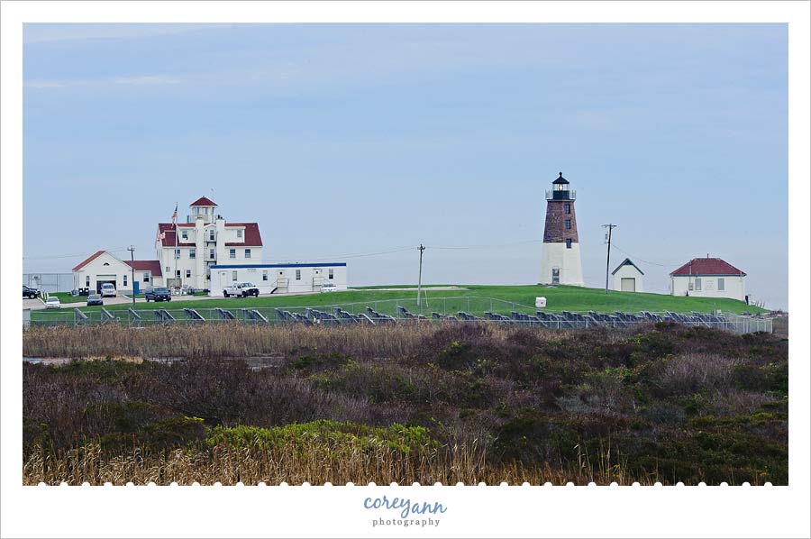 Point Judith Lighthouse in Point Judith Rhode Island