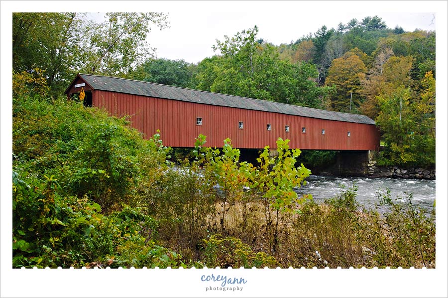 West Cornwall Covered Bridge in West Cornwall CT