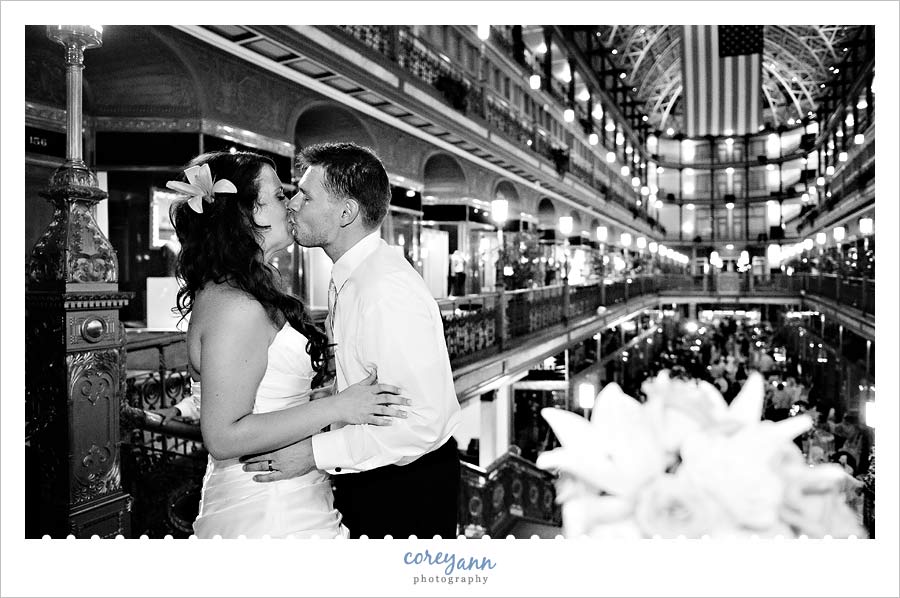 cake cutting at the arcade in the hyatt in cleveland