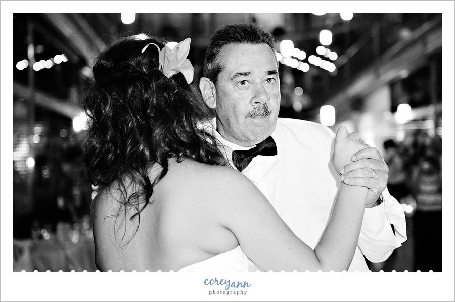 father daughter dance at the arcade in the hyatt in cleveland