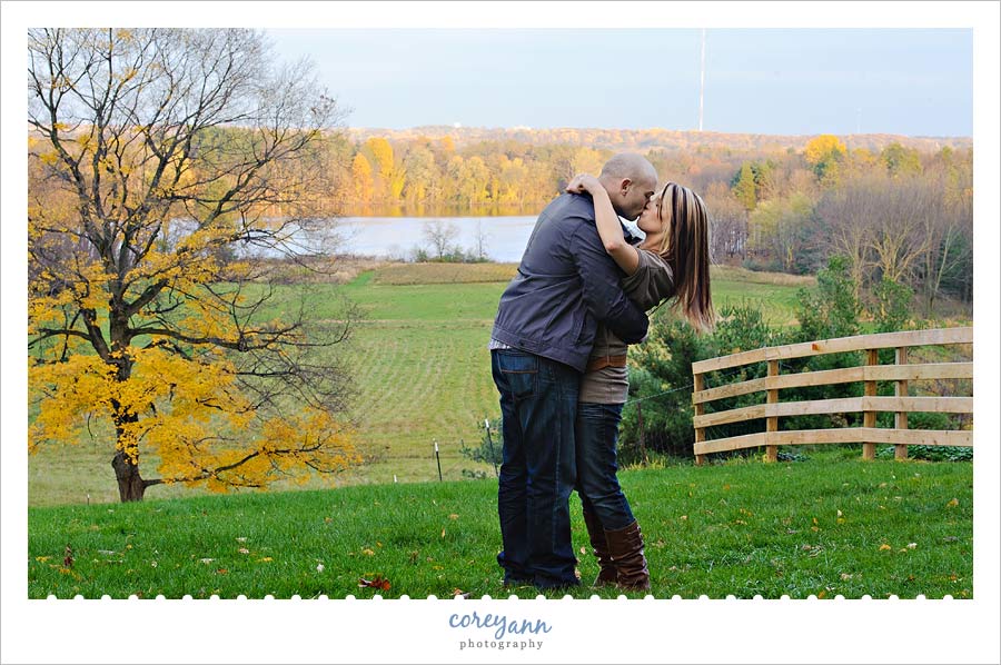 the winery at wolf creek engagement session in october