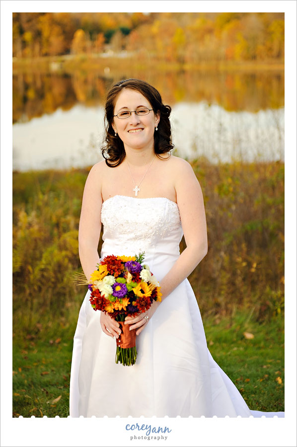 bride at punderson state park