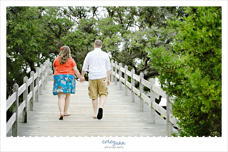 engagement session at whalehead club in corolla nc