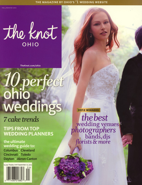 Real Wedding feature in The Knot Ohio