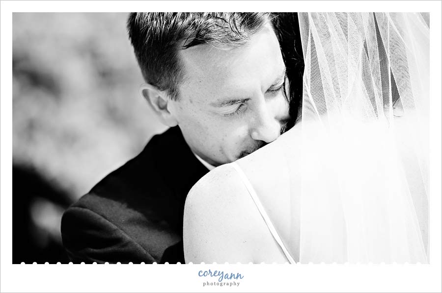 first dance at wedding reception at the treehouse in tremont 