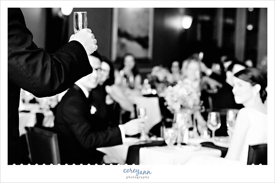 bride's father wedding toast at the club at key center