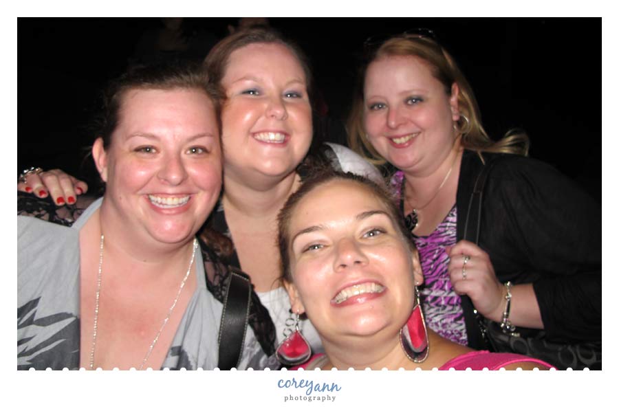 friends after New Kids on the Block in concert in Ohio