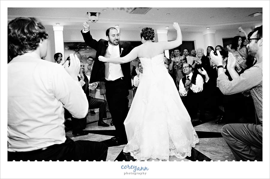 Armenian dancing at the wedding reception