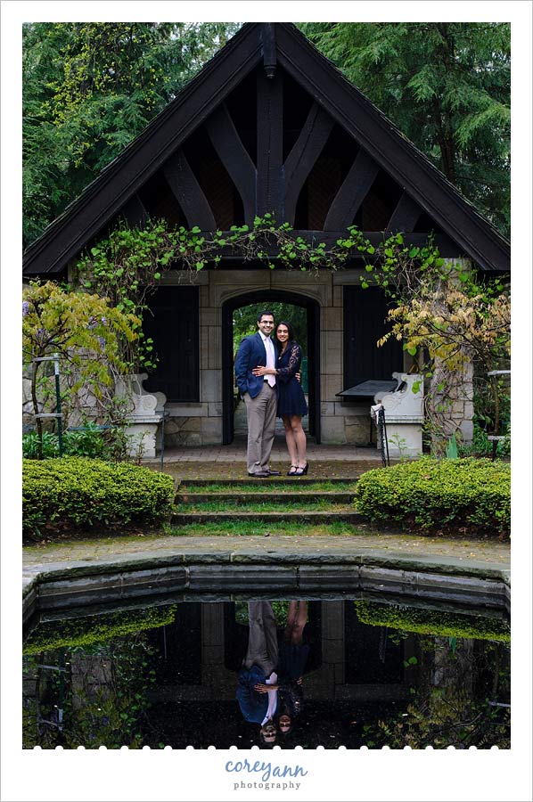 Engagement session at Stan Hywet Hall and Gardens